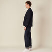 Veste esprit blazer droite bleu marine homme
