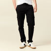 Pantalon battle bas resserr&eacute; noir homme