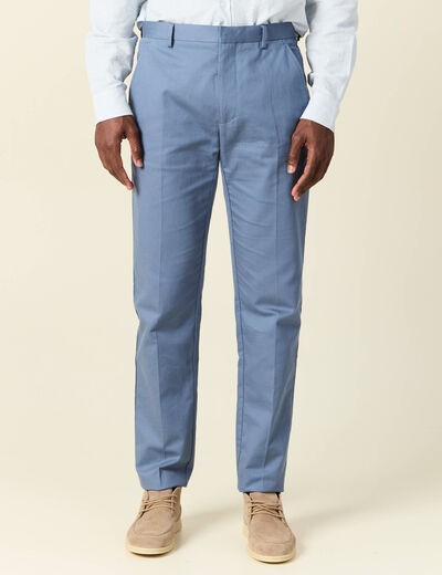 Pantalon chino bleu foncé homme