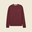 Sweat manches longues rouge foncé homme