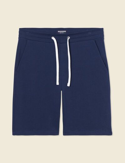 Short jogpant bleu marine homme