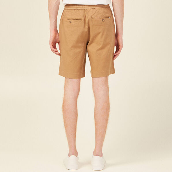 Bermuda éco-responsable beige homme