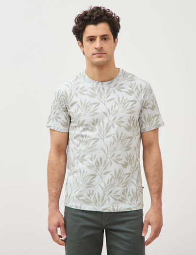 T-shirt manches courtes bleu ciel homme