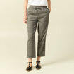 Pantalon taille haute fluide noir femme