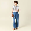 Jeans jogging élastiqué denim used femme