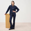 Jeans bootcut denim brut rinse femme