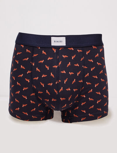 Lot 2 boxers bleu marine homme