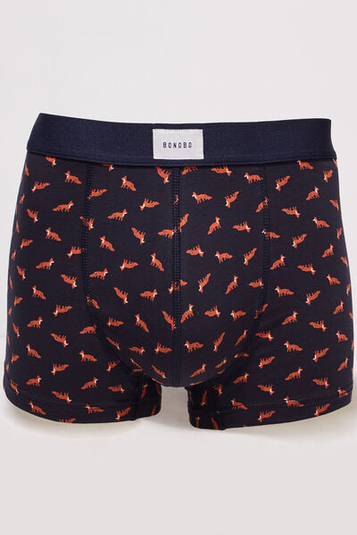 Lot 2 boxers bleu marine homme