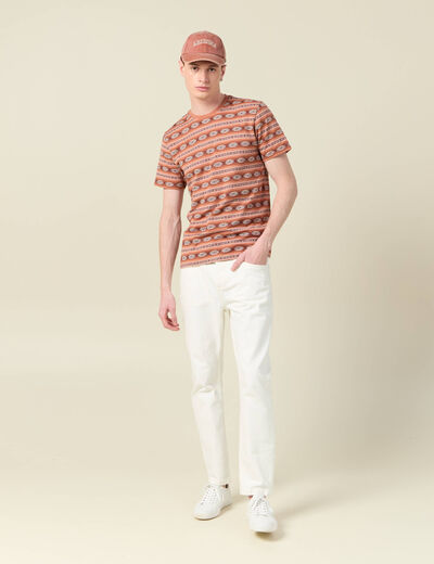 T-shirt manches courtes rose homme