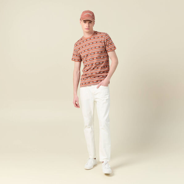 T-shirt manches courtes rose homme
