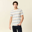 T-shirt manches courtes beige homme