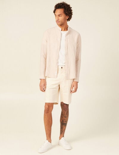 Short ecru homme