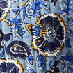 Gilet imprimé manches longues bleu femme
