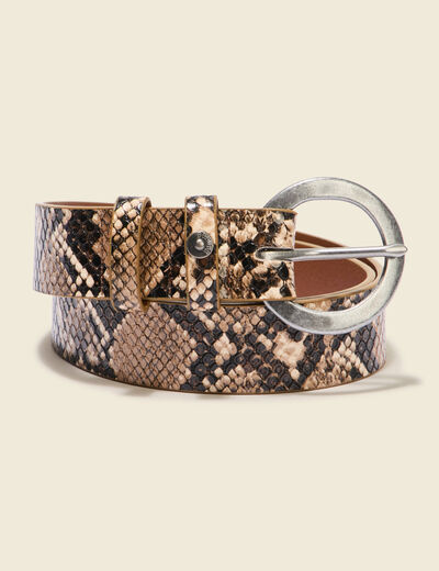 Ceinture fine multicolore femme