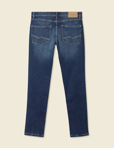 Jeans homme slim effet used denim brut homme