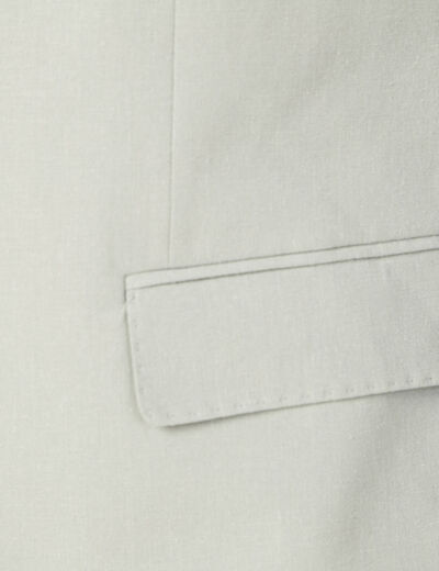 Veste blazer boutonnée bleu gris homme