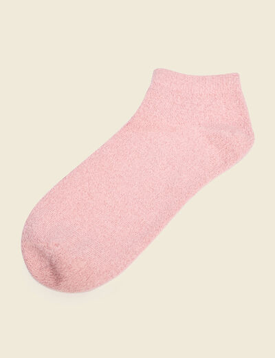 Chaussettes rose clair femme