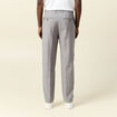 Pantalon chino large gris foncé homme