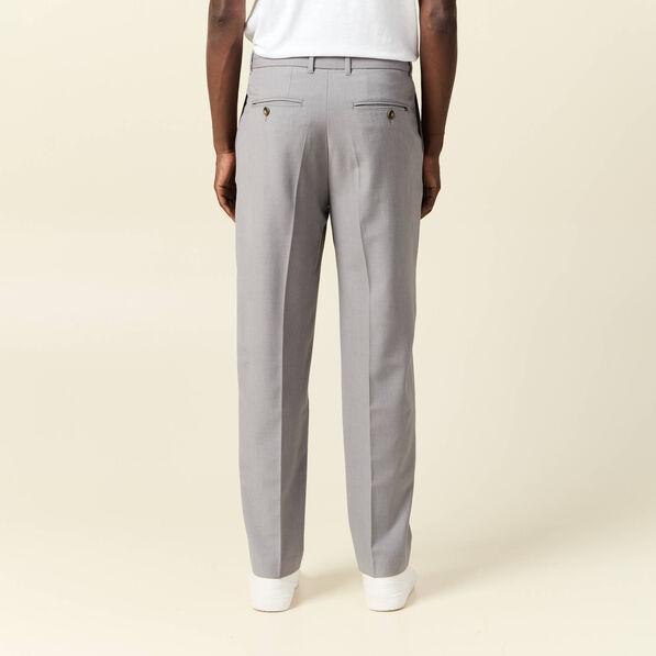 Pantalon chino large gris foncé homme