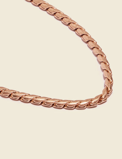 Collier chaîne couleur or femme