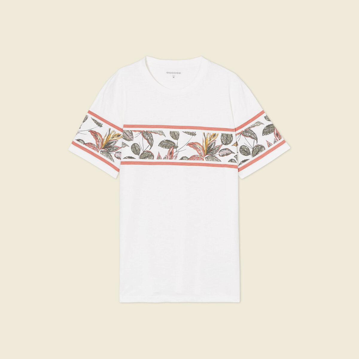 T-shirt manches courtes rose homme