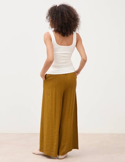 D&eacute;bardeur ajust&eacute; col carr&eacute; ecru femme