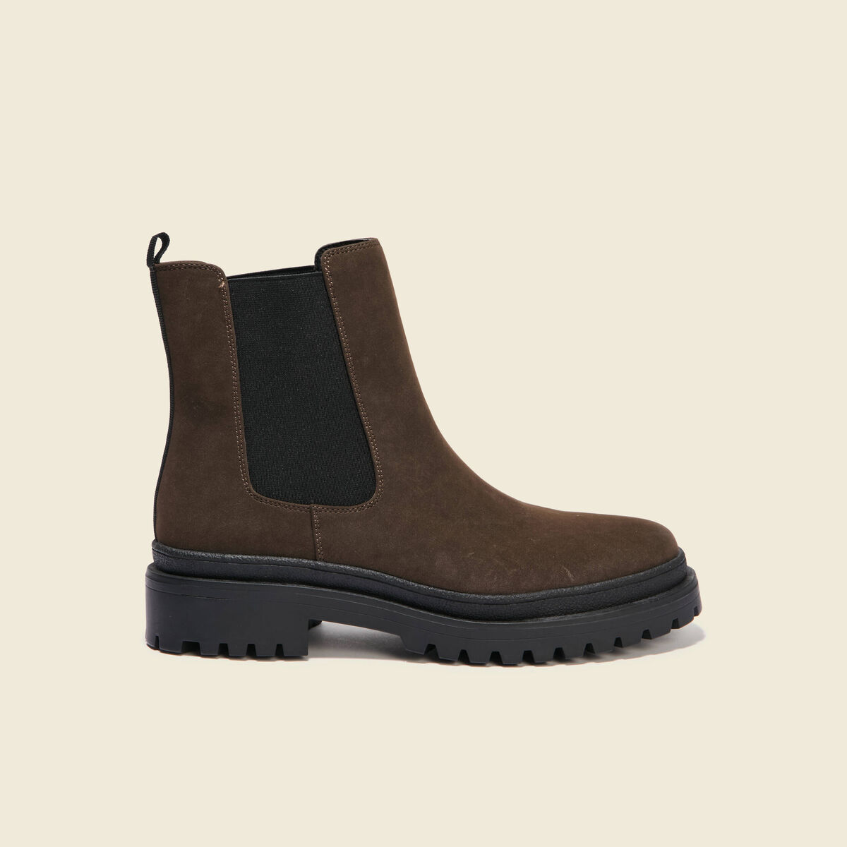 Bottines marron femme