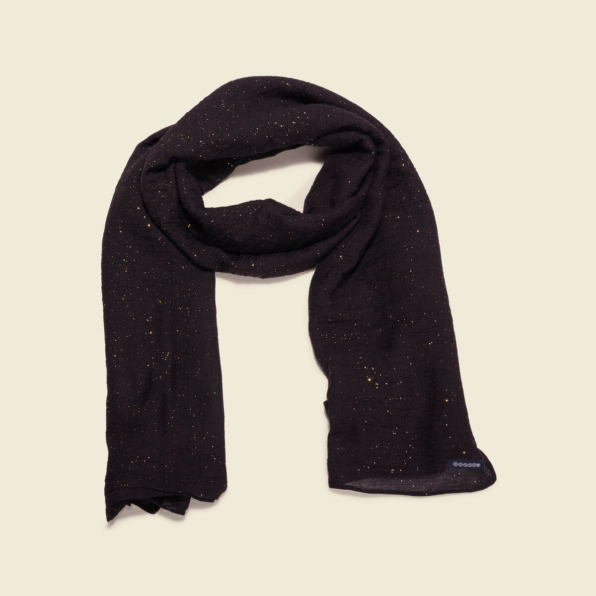 Foulard noir femme