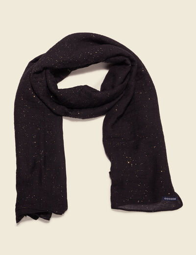 Foulard noir femme