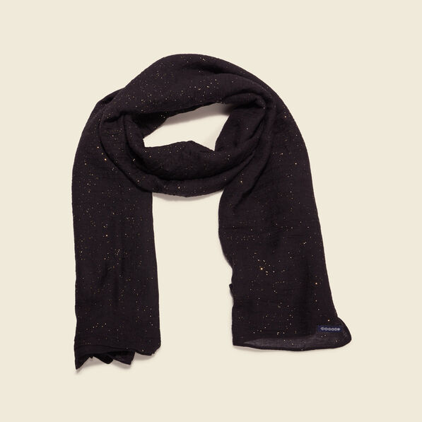 Foulard noir femme