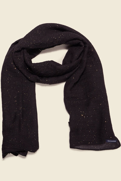 Foulard noir femme