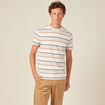 T-shirt manches courtes marron homme