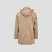 Trench droit à capuche beige homme