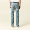 Jeans straight longueur 34 denim denim dirty homme