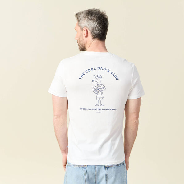 T-shirt manches courtes blanc homme