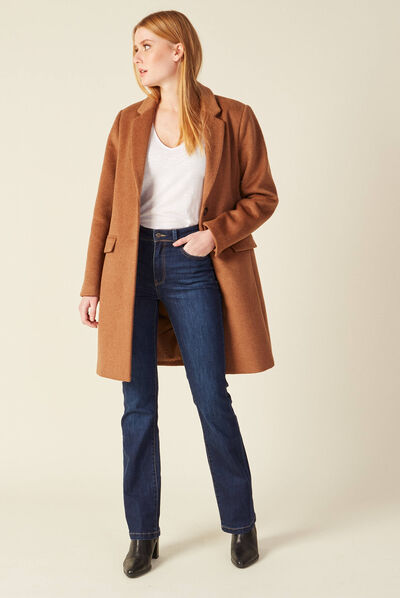 Jeans Yoko - bootcut denim brut femme