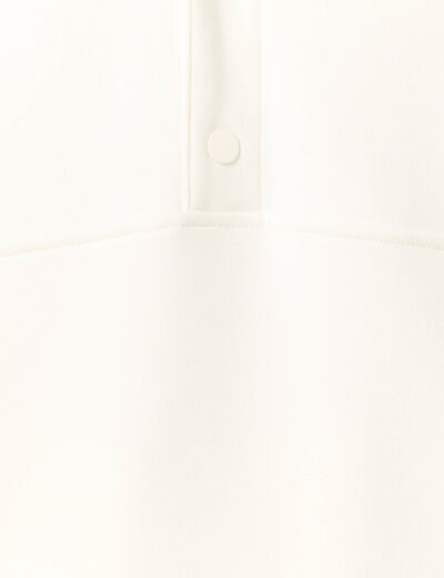 Sweat manches longues ecru homme