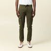 Pantalon battle bas resserré vert kaki homme