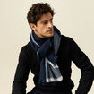 &Eacute;charpe bleu marine homme