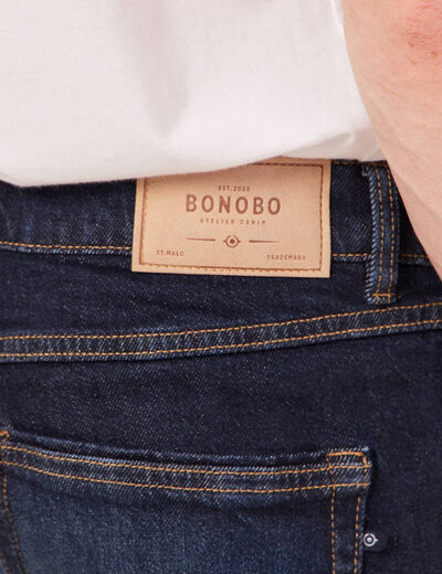 Jeans slim 5 poches denim brut homme
