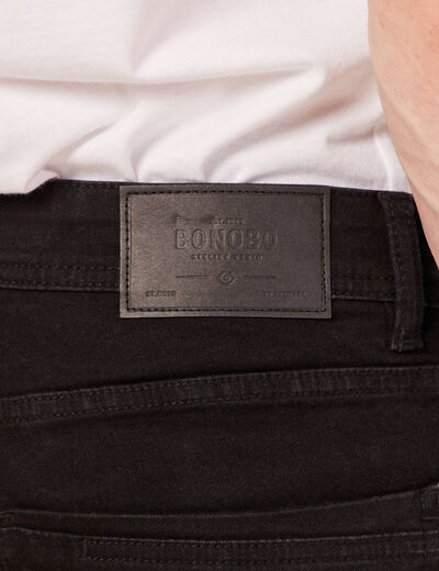 Jeans slim éco-responsable denim noir homme