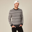 Pull manches longues ecru homme
