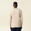 T-shirt en coton manches longues vert kaki homme
