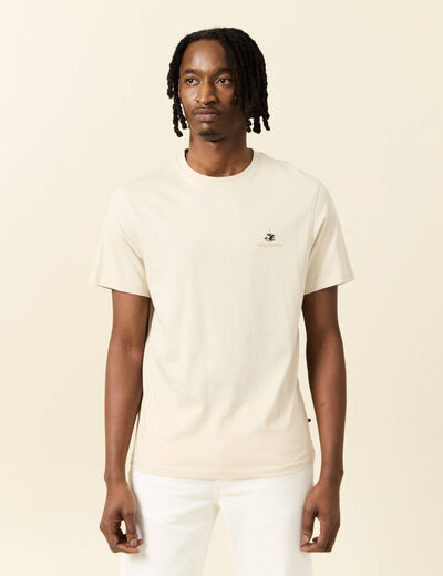 T-shirt manches courtes sable homme