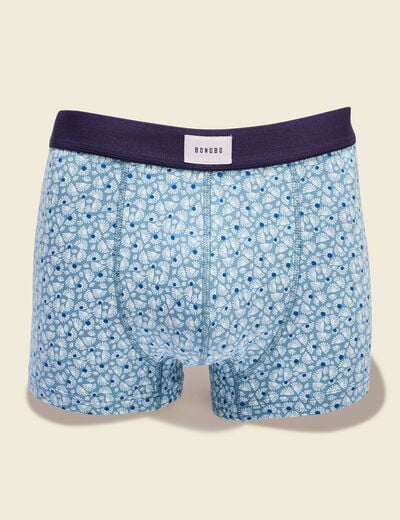 Lot 2 boxers bleu pétrole homme