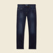 Jeans straight éco-responsable denim brut homme