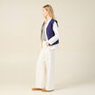 Gilet sans manches bleu femme