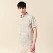 Chemise manches courtes vert homme