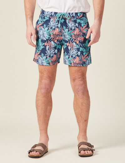 Short de bain bleu marine homme