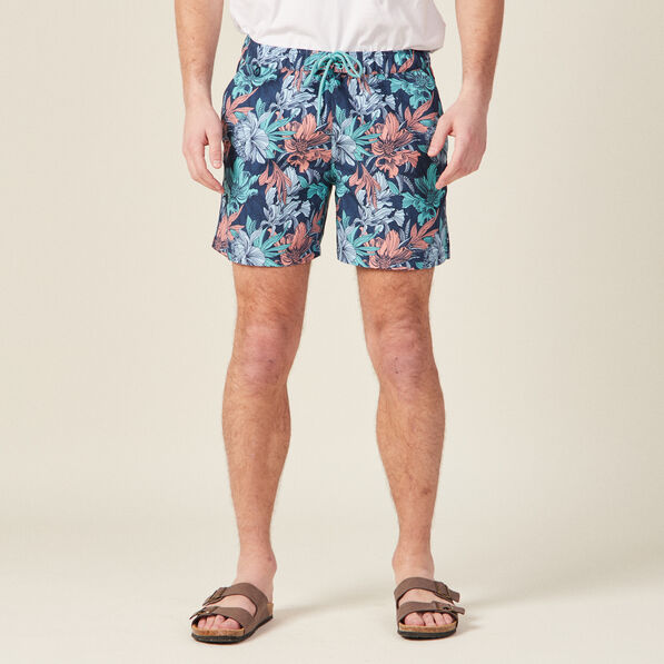 Short de bain bleu marine homme